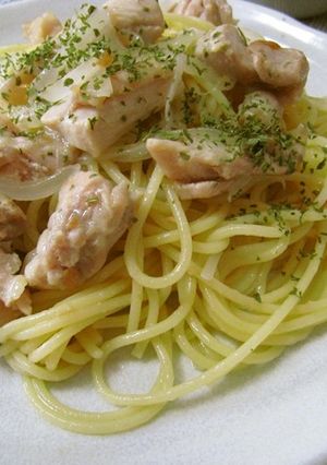 梅干しとチキンのパスタ-レシピのメイン写真