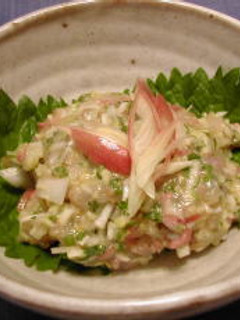 旬!鯵のなめろう-レシピのメイン写真