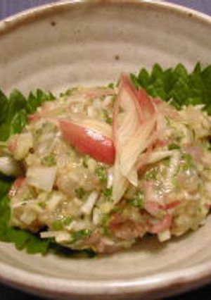 旬！鯵のなめろう-レシピのメイン写真