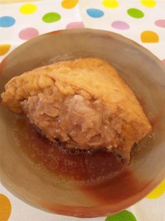 しっとりおいしい!厚揚げの肉詰め煮-レシピのメイン写真