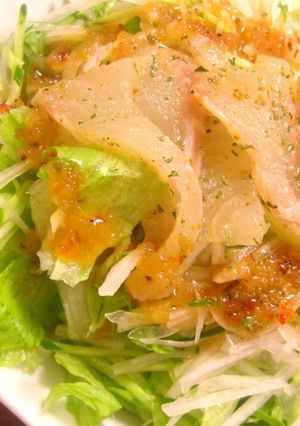 白身魚のカルパッチョサラダ☆-レシピのメイン写真