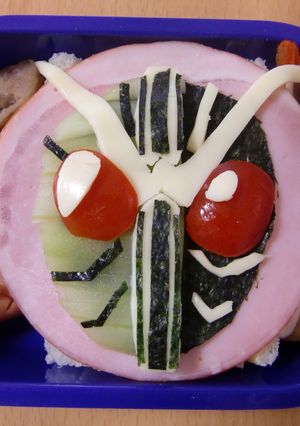 仮面ライダー ダブル キャラ弁-レシピのメイン写真