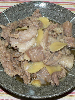 圧力鍋で、あっさり味の牛すじ肉煮込み-レシピのメイン写真