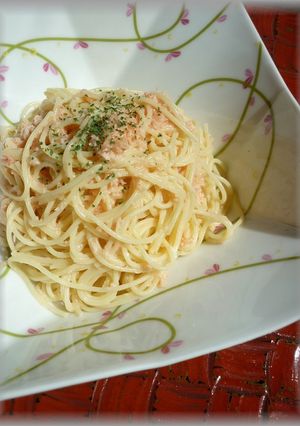 カニと辛子明太子の冷製パスタ☆-レシピのメイン写真