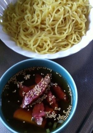 夏本番！麺屋我が家のあっさり系 つけ麺！-レシピのメイン写真