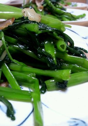 空芯菜のにんにく炒め-レシピのメイン写真
