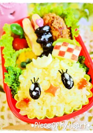 簡単キャラ弁☆カップでひよこちゃん-レシピのメイン写真