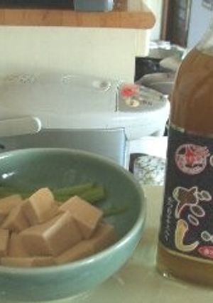 高野豆腐の煮物　(高原大根の葉寄せ）-レシピのメイン写真