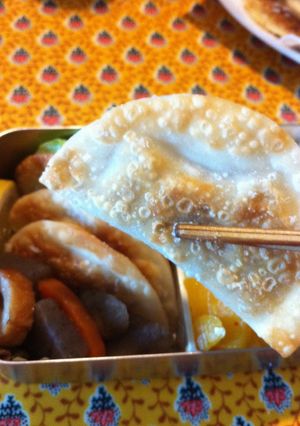 お弁当に！ザーサイロウのぱりぱり焼き餃子-レシピのメイン写真