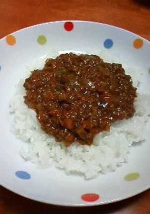 ★野菜タップリひき肉のカレー★-レシピのメイン写真