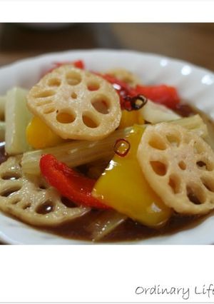 【甘酢】素揚げれんこんのマリネ-レシピのメイン写真