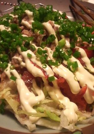ものぐささんのサラダうどん-レシピのメイン写真