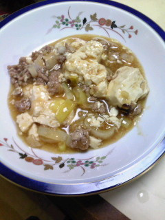 麻婆豆腐作ってみた-レシピのメイン写真