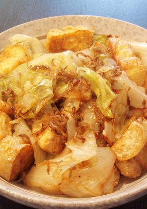 レタスの和風ペペロンチーノ-レシピのメイン写真