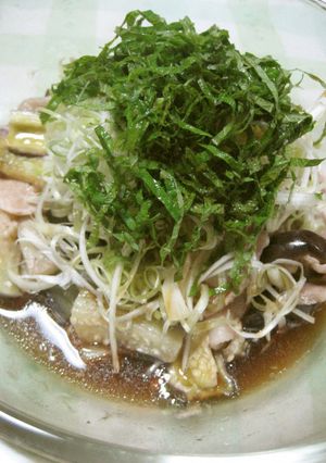 レンジdeチン!豚肉となすの重ね蒸し-レシピのメイン写真