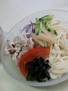 新生姜でさっぱり 冷しゃぶうどん-レシピのメイン写真