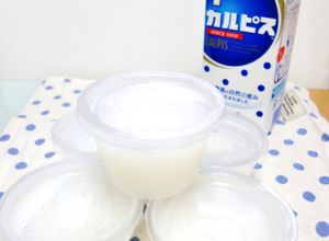 ☆夏の定番！！やわらかカルピスゼリー☆-レシピのメイン写真