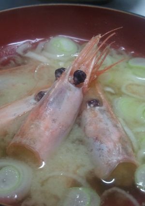 甘エビの味噌汁-レシピのメイン写真