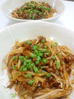 もやしと挽き肉だけ*簡単あんかけ-レシピのメイン写真