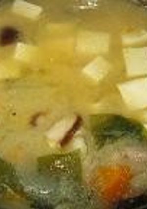 豚肉と豆腐の味噌汁-レシピのメイン写真