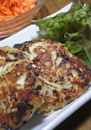 ☆高野豆腐レシピ☆W豆腐ハンバーグ♪-レシピのメイン写真