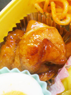 お弁当に☆一口サイズ照り焼きチキン♪-レシピのメイン写真