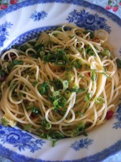 葱(ネギ)のペペロンチーノパスタ-レシピのメイン写真