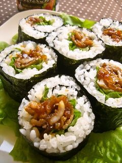 旨~い!!焼肉のり巻き-レシピのメイン写真