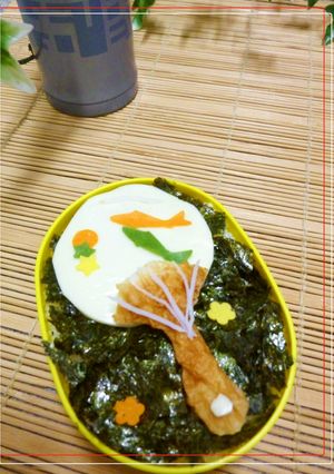 夏のデコ弁　　＊*うちわ*＊-レシピのメイン写真