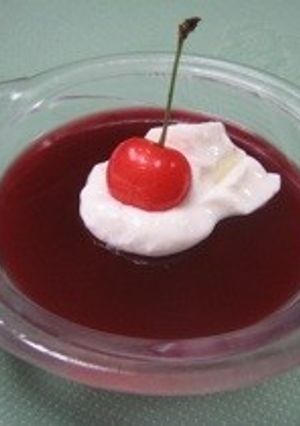 絶品！りんご黒酢(濃縮)でゼリー-レシピのメイン写真