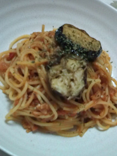 なすのトマトソースパスタ-レシピのメイン写真