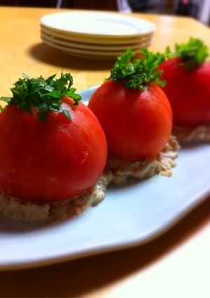 まるごとトマトのツナサラダ-レシピのメイン写真