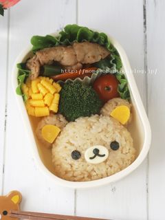 簡単キャラ弁*リラックマおにぎり♪-レシピのメイン写真