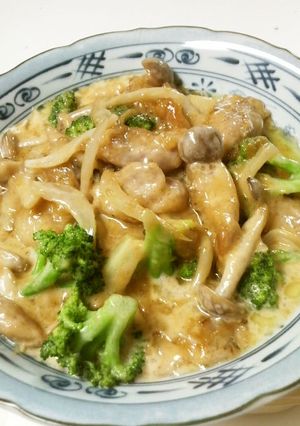 鶏肉とブロッコリーのオイマヨワサビ炒め☆-レシピのメイン写真