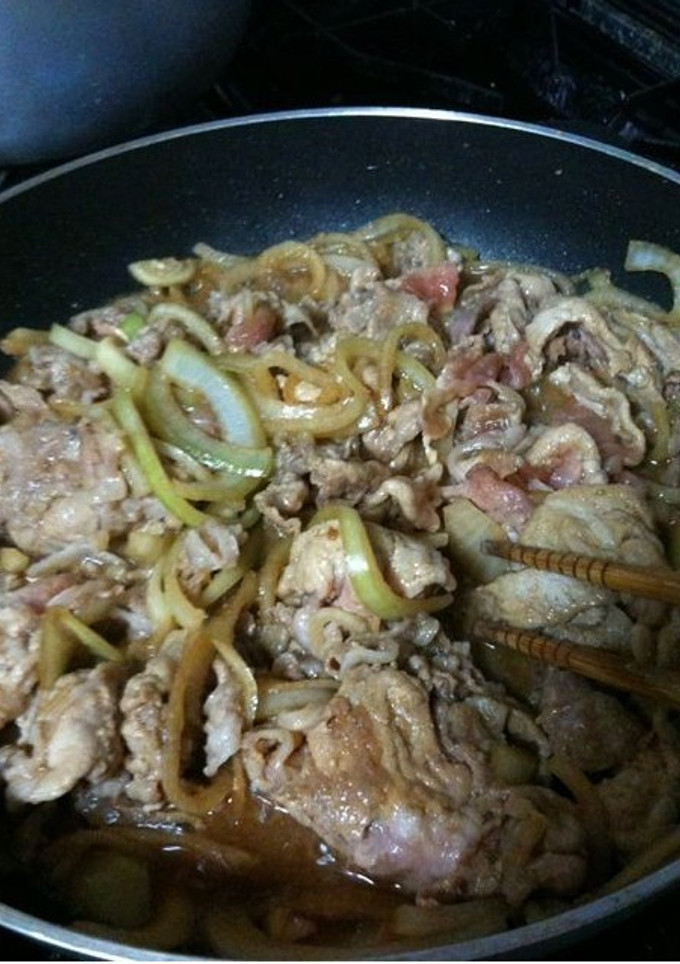 豚肉とたまねぎの焼肉のタレ炒め-レシピのメイン写真