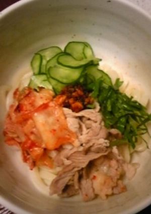 冷たいうどん☆キムラくん作ってみました☆-レシピのメイン写真