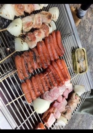 バーベキューでソーセージはこう焼く。-レシピのメイン写真