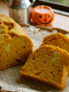 *かぼちゃの煮物でパウンドケーキ*-レシピのメイン写真