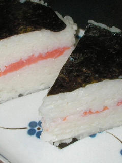 父料理=サーモンの押し寿司=-レシピのメイン写真