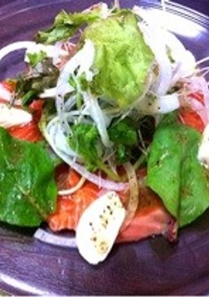 サーモンカルパッチョ-レシピのメイン写真