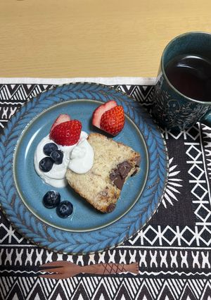 失敗したメレンゲでバナナのパウンドケーキ-レシピのメイン写真