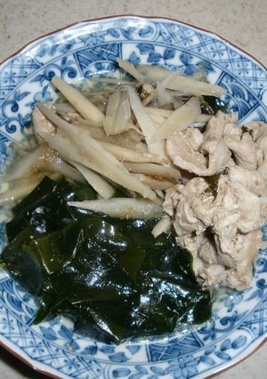 豚肉とごぼうの沢煮-レシピのメイン写真