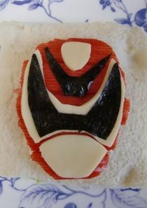 デカレンジャーのサンドイッチ-レシピのメイン写真