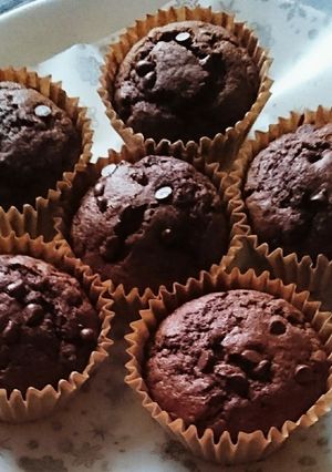 チョコチップココアマフィン-レシピのメイン写真