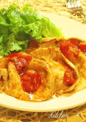 ✽うちのポークチャップ♪万能トマトだれ✽-レシピのメイン写真
