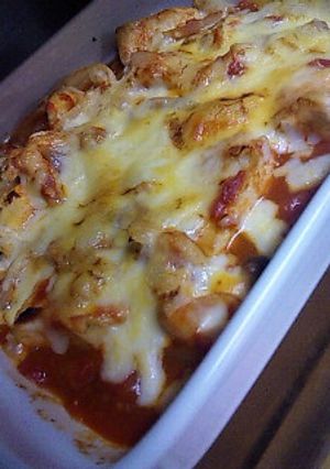 チキントマトソース煮とろけるチーズ焼き♥-レシピのメイン写真