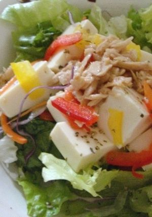 豆腐deサラダ-レシピのメイン写真