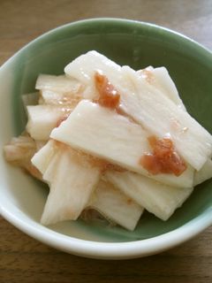 かんたん♪長いもの梅肉あえ-レシピのメイン写真