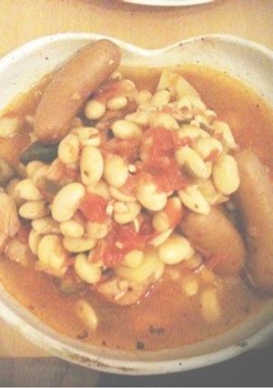 豆とソーセージのトマト煮-レシピのメイン写真