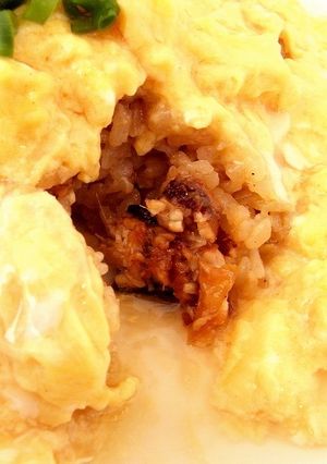 鰻ご飯の！トロトロ♡和風オムライス-レシピのメイン写真